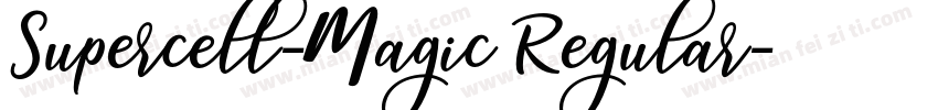 Supercell-Magic Regular字体转换